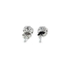 Broquel Brillante en Oro Blanco de 14K con Diamante de 1.08 ct, calidad H VS1.