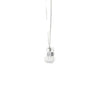 Dije con cadena en oro blanco de 14K con 0.35 ct en diamante H VS1