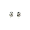 Broquel Brillante en Oro Blanco de 14K con Diamante de 0.70 ct, calidad H VS1.
