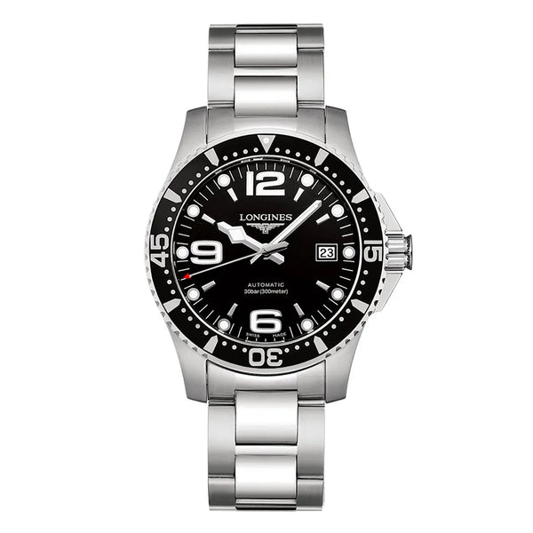 Reloj Longines HydroConquest de acero automático de 41 mm en negro