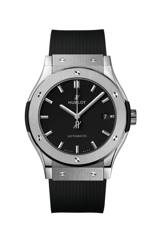 Reloj Hublot Classic Fusion Automático de 42 mm en Caja de Titanio con Esfera Negra