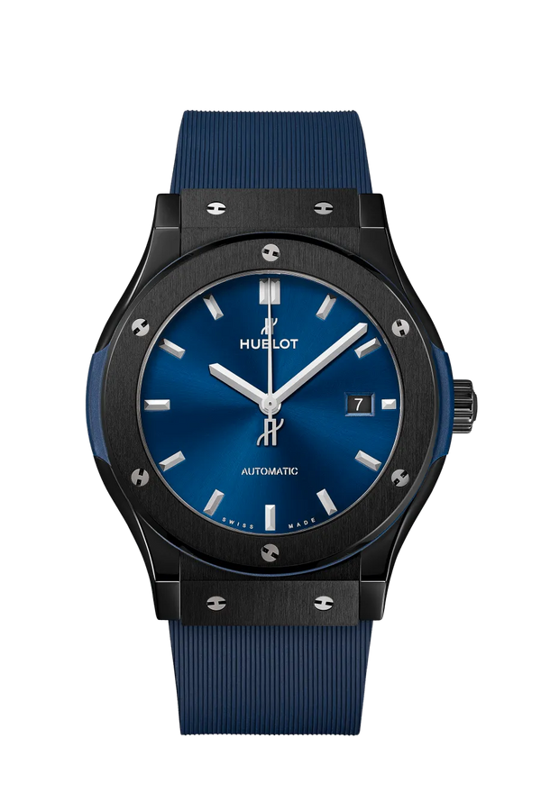 Reloj Hublot Classic Fusion Automático de 42 mm en Caja de Cerámica con Esfera Azul