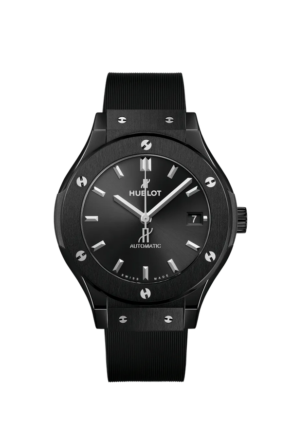 Reloj Hublot Classic Fusion Automático de 38 mm en Caja de Cerámica con Esfera Negra