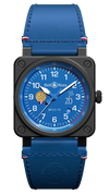 Reloj Bell & Ross BR 03-92 Patrouille de France Automático de 42 mm en Caja de Cerámica Azul