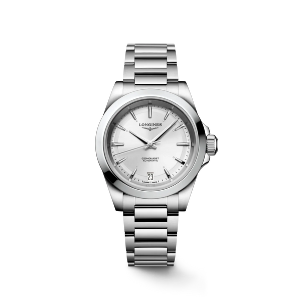 Reloj Longines Conquest Acero Automático 34MM Plata