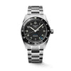 Reloj Longines Spirit Acero Automático 39MM ZULU TIME Negro