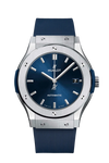 Reloj Hublot Classic Fusion en titanio de 45MM movimiento automático, esfera azul