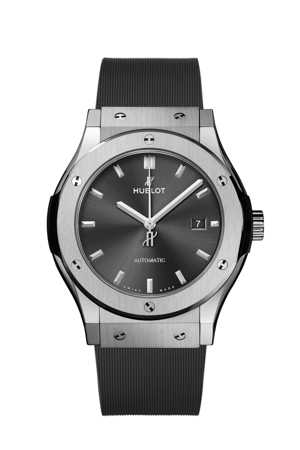 Reloj Hublot Classic Fusion Automático de 42 mm en Caja de Titanio con Esfera Gris