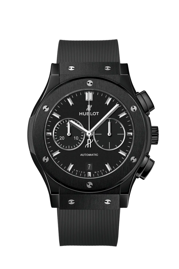 Reloj Hublot Classic Fusion Cronógrafo Automático de 42 mm en Caja de Cerámica Negra