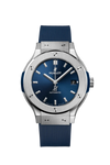 Reloj Hublot Classic Fusion Automático de 38 mm en Caja de Titanio con Esfera Azul