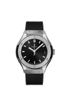 Reloj Hublot Classic Fusion de 33 mm en Caja de Titanio con Movimiento de Cuarzo y Esfera Negra