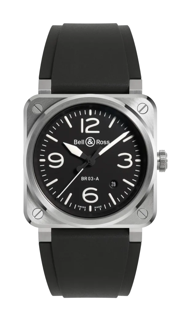 Reloj Bell & Ross BR 03-92 Automático de 41 mm en Acero Inoxidable con Esfera Negra