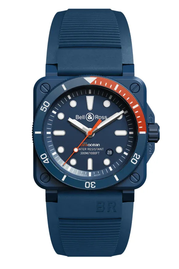 Reloj Bell & Ross BR 03-92 Diver Tara Automático de 42 mm en Caja de Cerámica