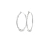 Arracadas en 14K en Oro Blanco con 1.37CT en Diamantes