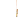 Cruz con cadena en oro de 18K OA con diamante de 0.17 ct - Damiani