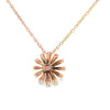 Dije con cadena en oro de 18K OA con diamante de 0.60 ct colección Margherita- Damiani