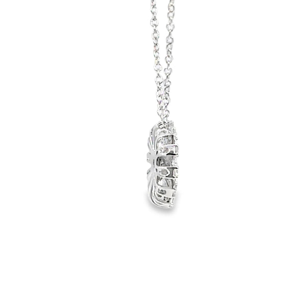 Dije con cadena en oro de 18K OB con diamante de 0.65 ct colección Margherita - Damiani