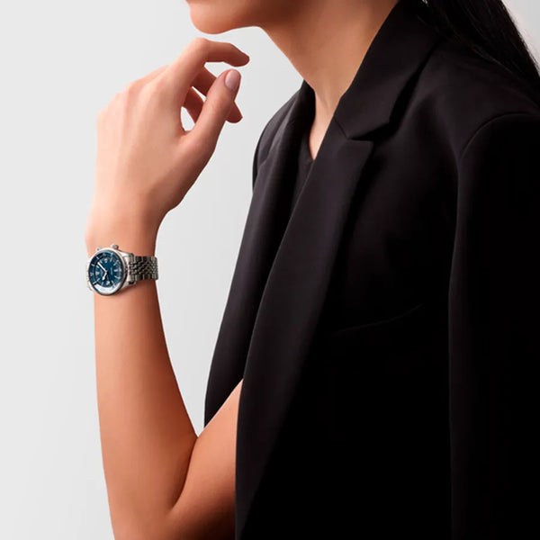 Reloj Longines Heritage Acero Automático 39MM Azul