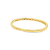 Brazalete en oro amarillo de 18K con diamantes de 1.55 ct, diseño majestuoso