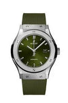 Reloj Hublot Classic Fusion Automático de 42 mm en Caja de Titanio con Esfera Verde