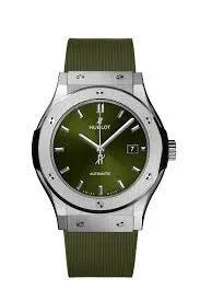Reloj Hublot Classic Fusion Automático de 42 mm en Caja de Titanio con Esfera Verde