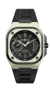 Reloj Bell & Ross BR-X5 Green Lum Automático de 41 mm en Caja de Titanio