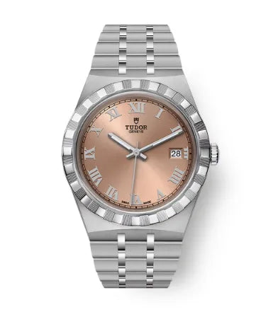 Reloj Tudor Royal Automático de 38 mm en Acero Inoxidable con Esfera Salmón