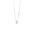 Dije con Cadena en Oro Blanco de 18K con Diamantes de la Colección Belle Époque de Damiani
