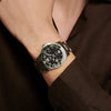 Reloj Longines HydroConquest en acero automático 41 mm con carátula verde