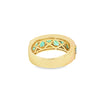 Anillo para Dama en 14K en Oro Amarillo con 0.44CT en Diamantes y 3.27CT en Esmeraldas