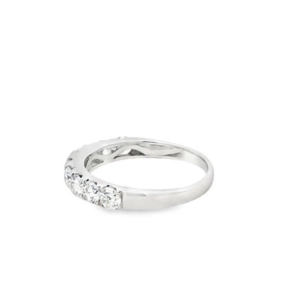 Churumbela en oro blanco de 14K con 1.08 ct en diamantes