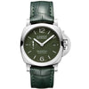 Reloj Panerai Luminor de acero automático de 40 mm en verde