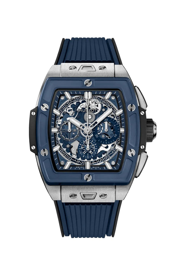 Reloj Hublot Spirit of Big Bang Automático de 42 mm en Caja de Titanio con Esfera Azul