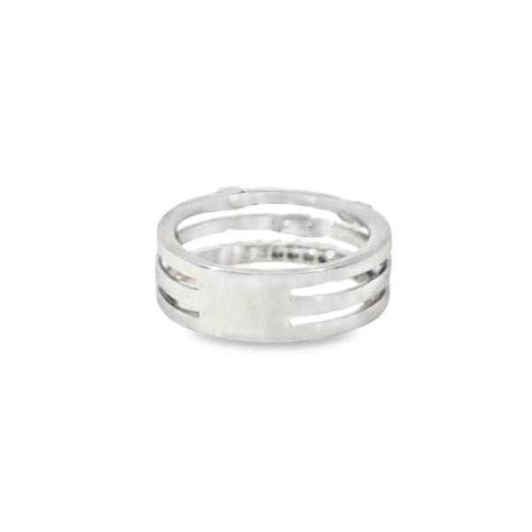 Anillo para Dama en 14K en Oro Blanco con 0.45CT en Diamantes