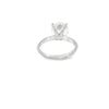 Anillo de Compromiso en 14k en Oro Blanco con 3.01CT Diamante Central