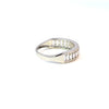 Churumbela en 14k en Oro Blanco con 0.45 CT en Diamantes