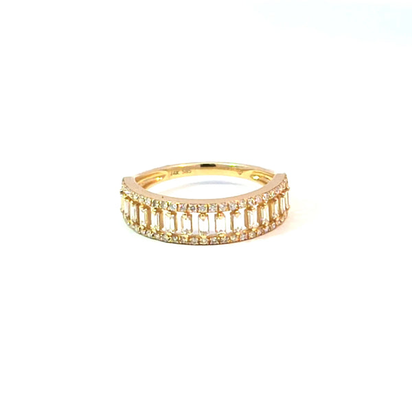 Churumbela en 14k en Oro Amarillo con 0.44 CT en Diamantes