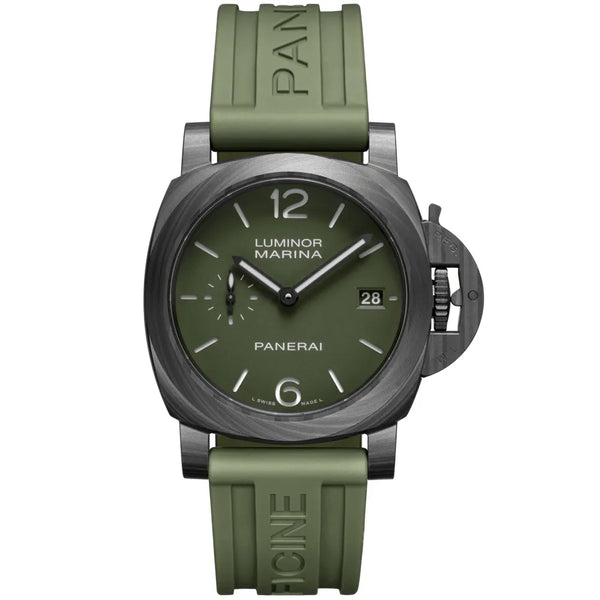 Reloj Panerai Luminor de carbono automático de 40 mm en verde