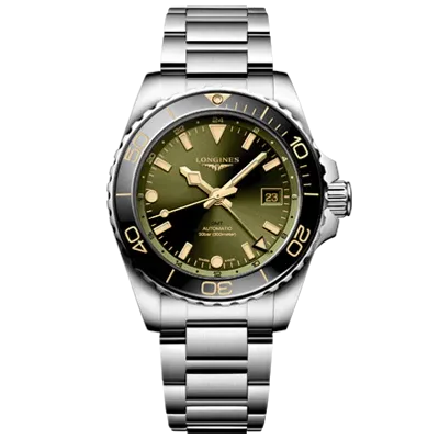 Reloj Longines Hydroconquest Acero Automático 41MM GMT Verde