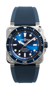 Reloj Bell & Ross BR 03-92 Diver Automático de 42 mm en Acero Inoxidable con Esfera Azul