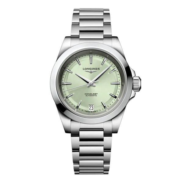 Reloj Longines Conquest Acero Automático 34MM Verde