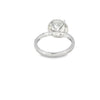 Anillo de Compromiso en 14k en Oro Blanco con 2.01CT Diamante Central