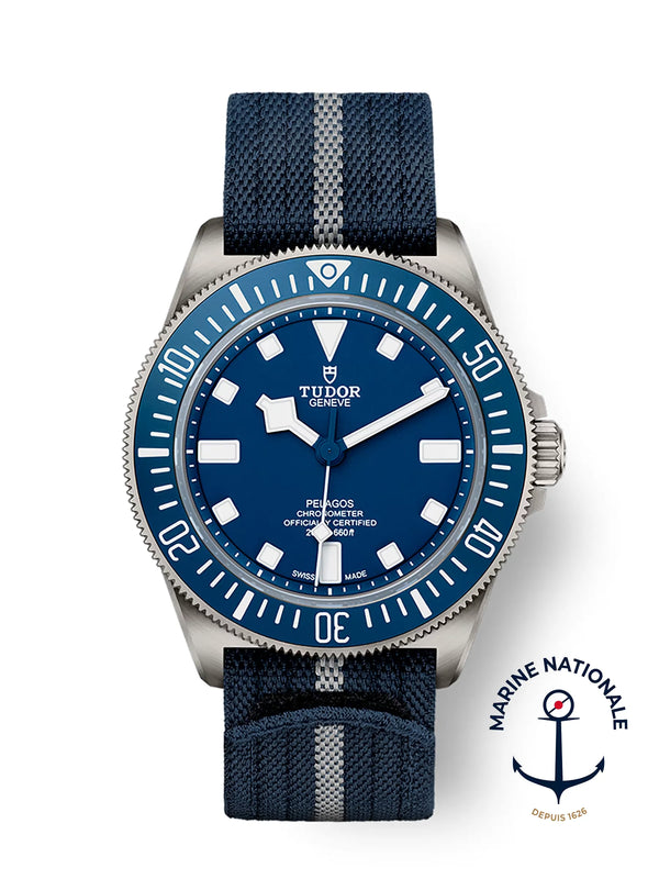 Reloj Tudor Pelagos FXD Marine Nationale Automático de 42 mm en Caja de Titanio