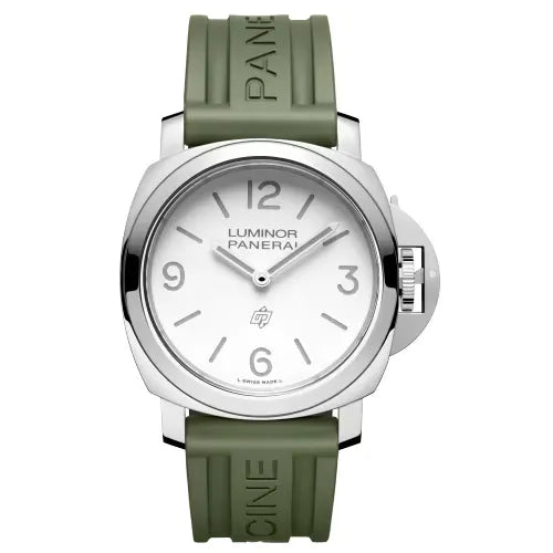 Reloj Panerai Luminor de acero manual de 44 mm en blanco Base