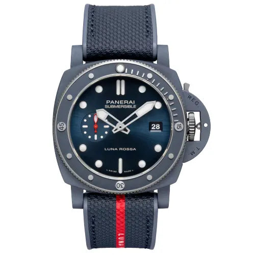 Reloj Panerai Submersible de cerámica automática de 44 mm en azul