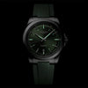 Reloj Longines Conquest Acero Automático 41MM Verde con Correa de Caucho