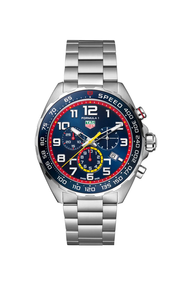 Reloj TAG Heuer Formula 1 Red Bull Edition Cronógrafo de 43 mm en Acero Inoxidable con Movimiento de Cuarzo