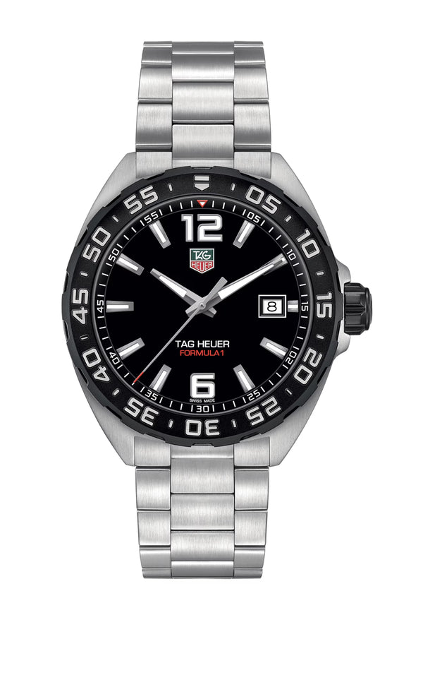 Reloj TAG Heuer Formula 1 de 41 mm en Acero Inoxidable con Movimiento de Cuarzo y Esfera Negra
