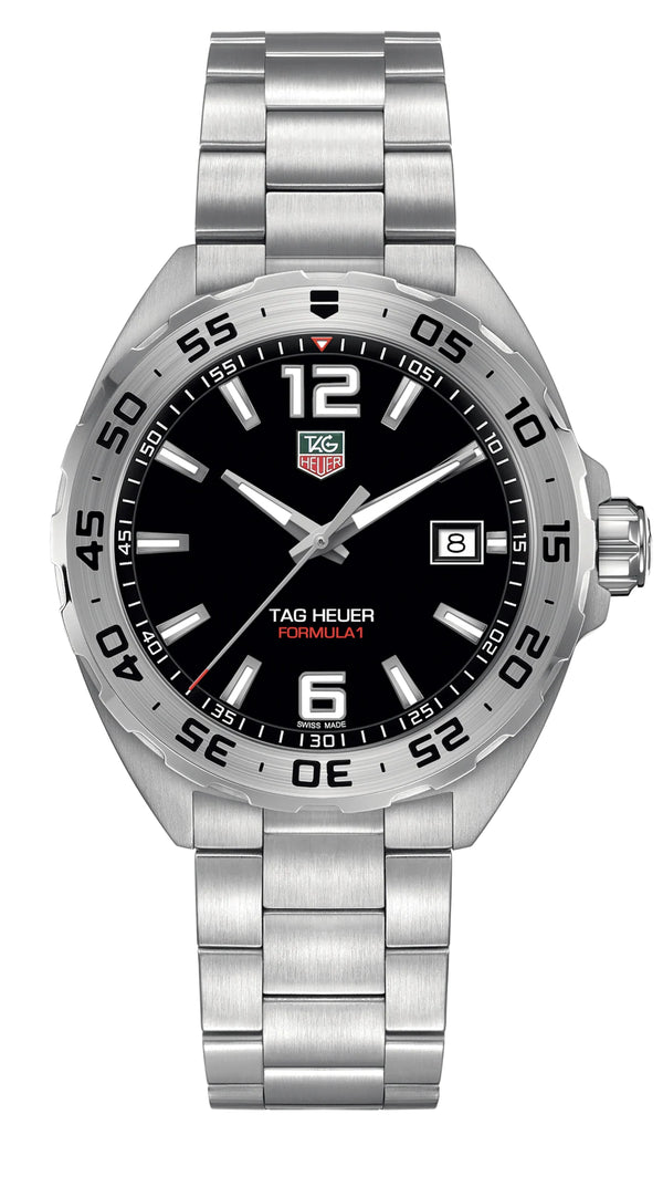 Reloj TAG Heuer Formula 1 de 41 mm en Acero Inoxidable con Movimiento de Cuarzo y Esfera Negra
