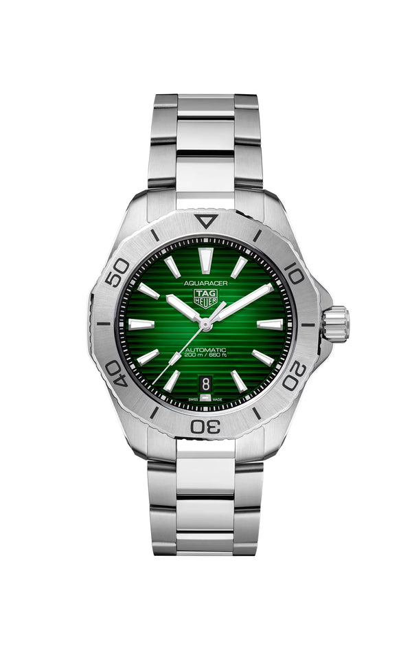 Reloj TAG Heuer Aquaracer Automático de 40 mm en Acero Inoxidable con Esfera Verde